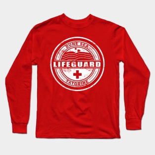 Dune Sea Lifeguard White [Normal Distressed] Long Sleeve T-Shirt